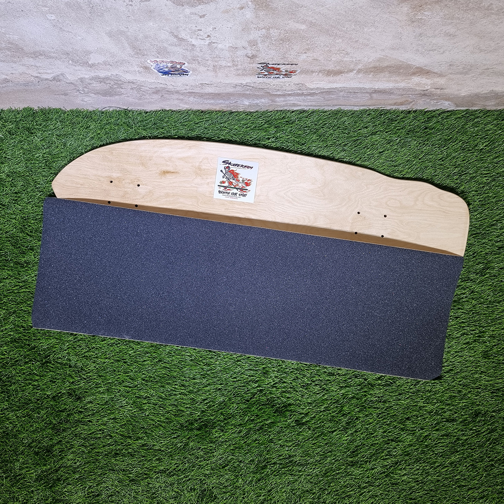 0303 สติ๊กเกอร์ กระดาษทราย สเก็ตบอร์ด กว้าง 26cm grip tape surf skate longboard cruiser