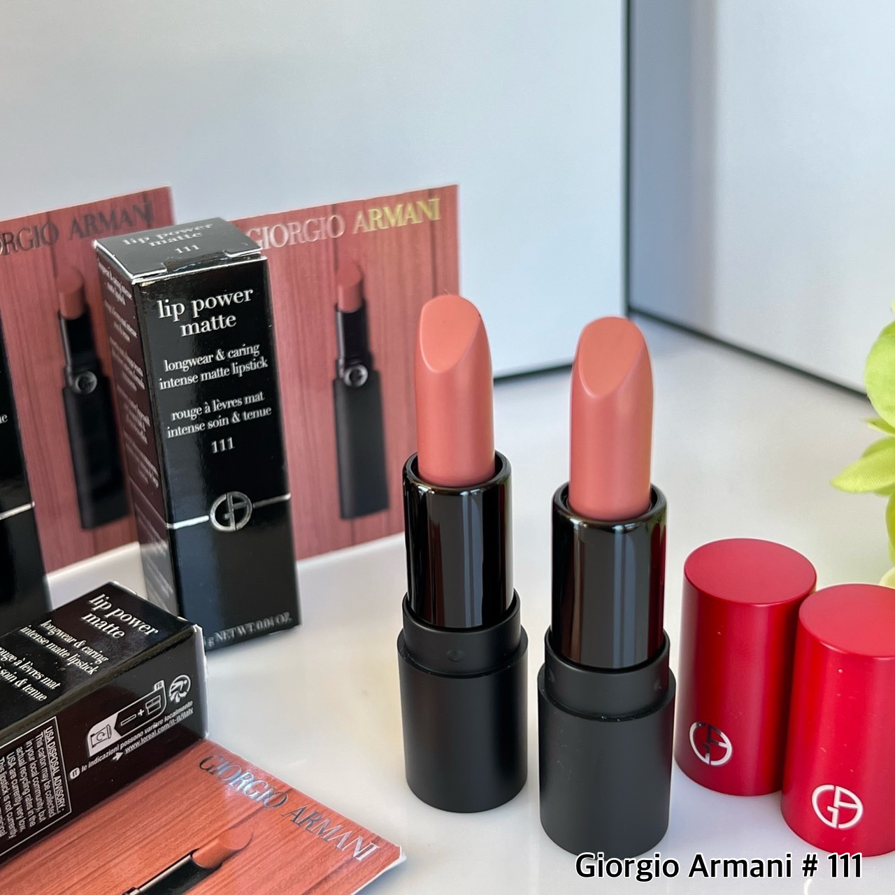ลิปสติก Giorgio Armani Lip Power Matt 1.4g #111