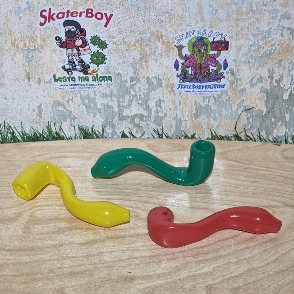 [1006] ท่ออเนกประสงค์ glass pipe ทรงดี ยาว 13cm 17cm