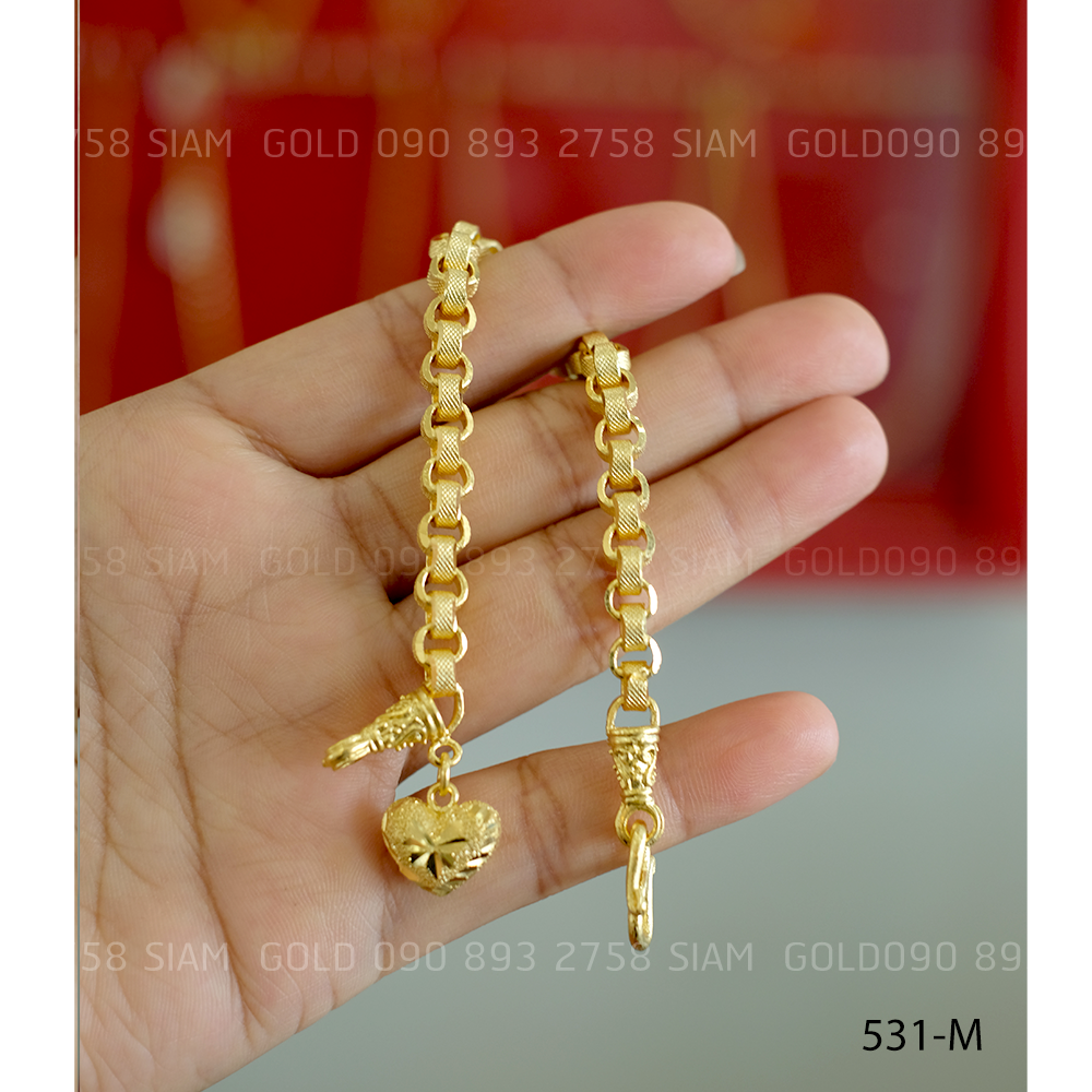 สร้อยข้อมือ ทาโร่ 2 บ. (M) (มีคลิปรีวิว)