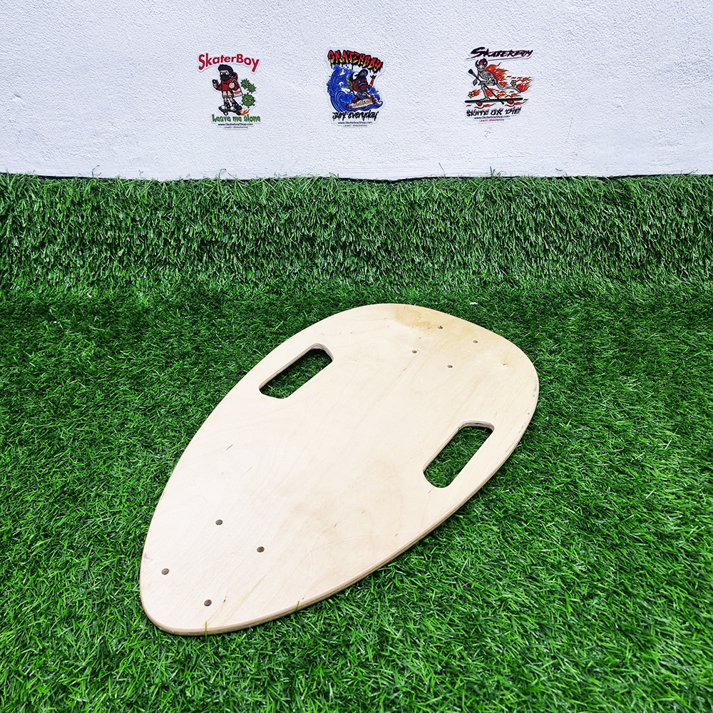 [0301] แผ่นไม้สเก็ตบอร์ด ทรงเห็บสุนัข ขนาดเล็ก 44x25cm (17") แนะนำทรัค longboard สเก็ตบอร์ดไฟฟ้า