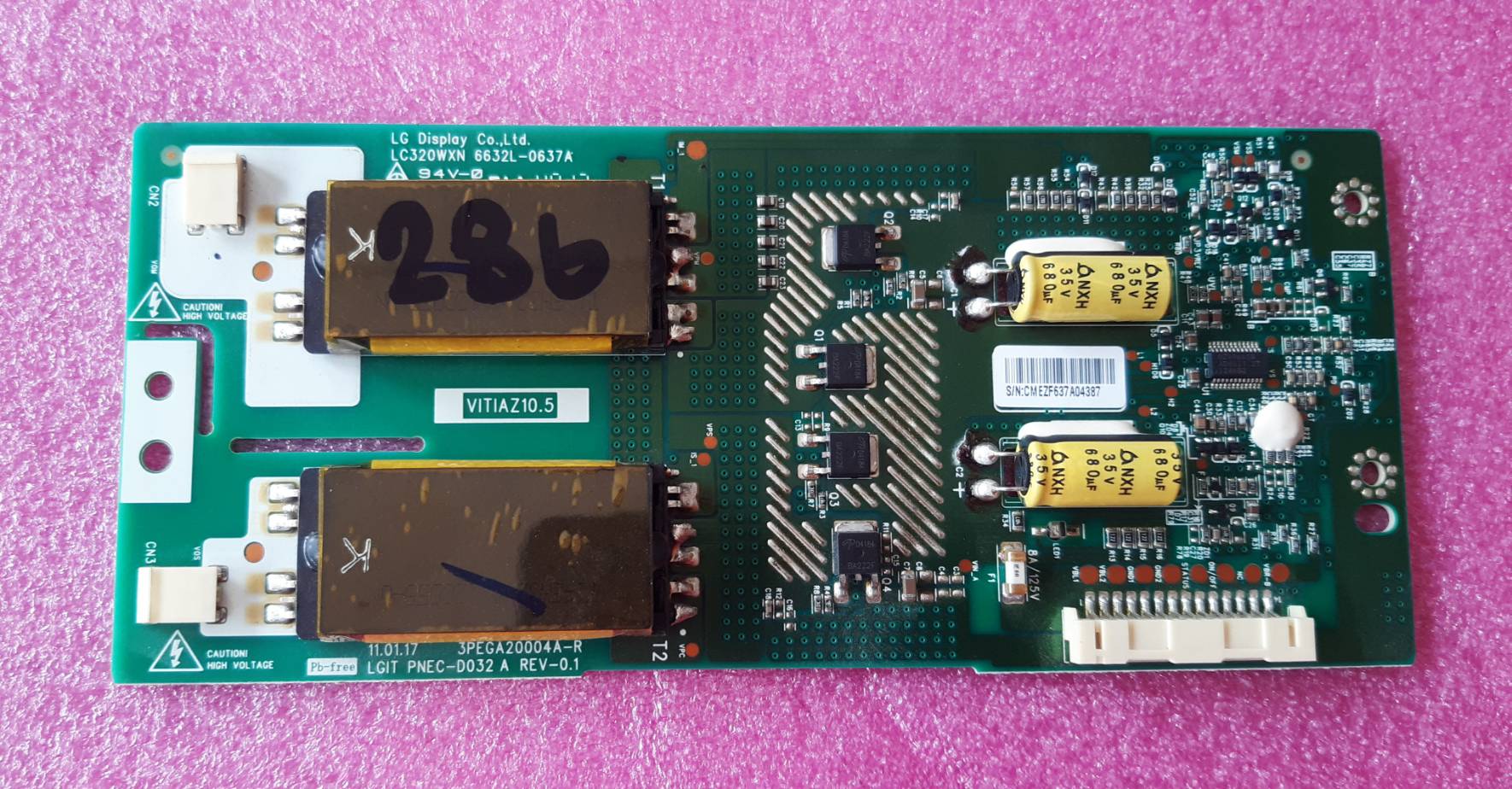 อันที่ 286 LG 32CS460 อินเวอร์เตอร์ 6632L-0637A ดีเทสแล้ว