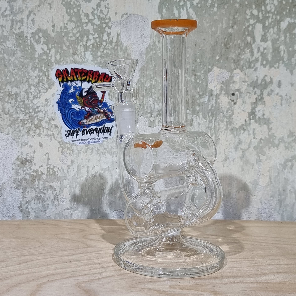 [1004] แจกันขนาดเล็ก 14mm สูง 6.5นิ้ว ข้อต่อในตัว แก้วหนา พกง่าย