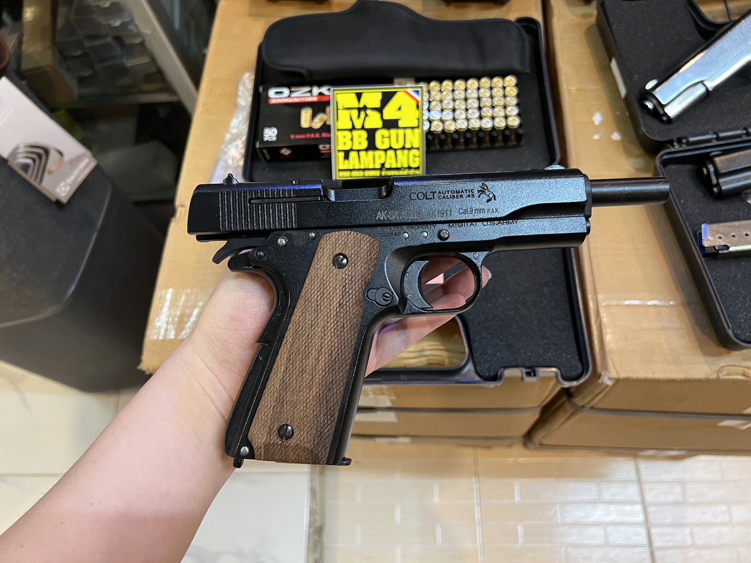 AKSA COLT 1911 ลาย Series 70 สีดำ