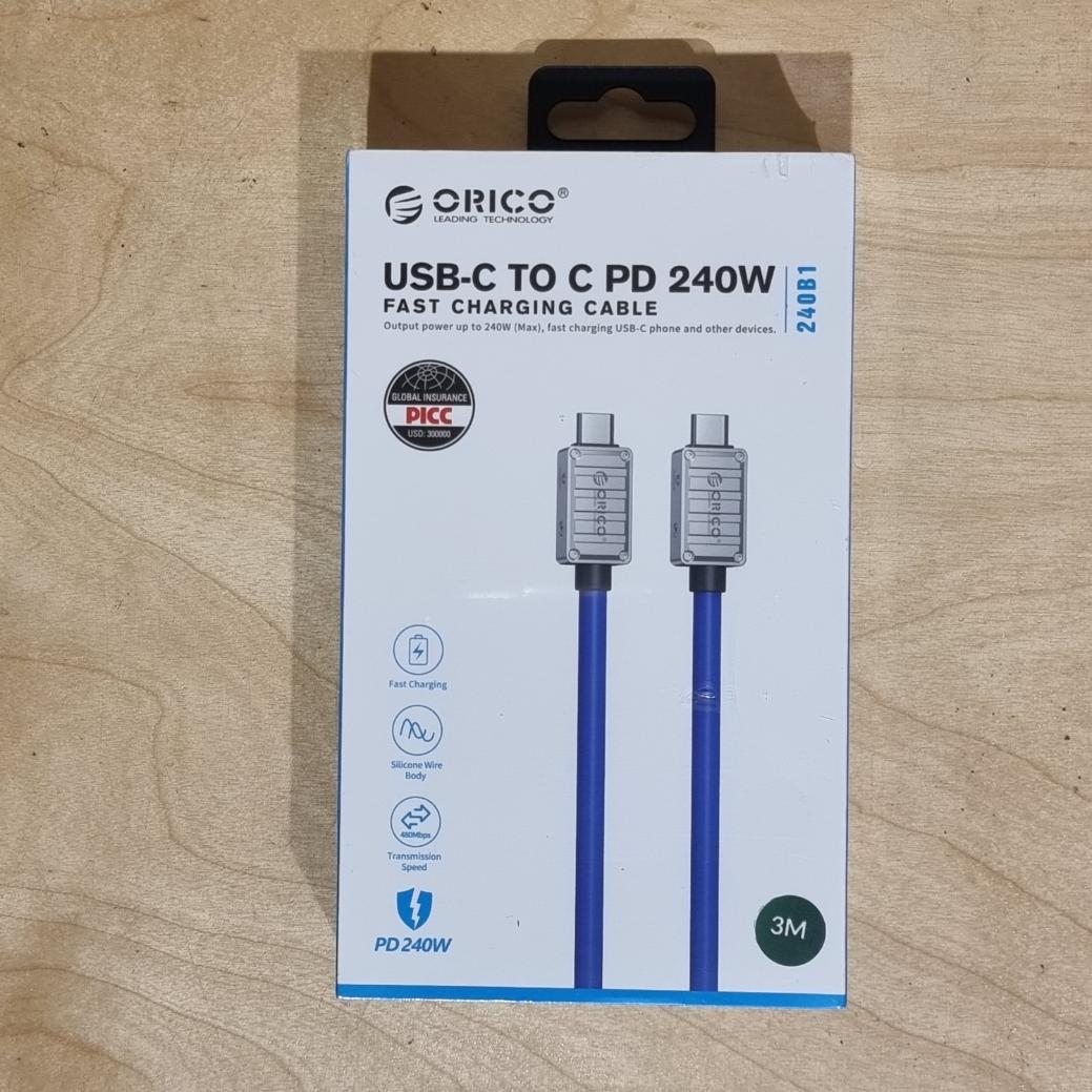 [1300] สายชาร์จ ส่งข้อมูล type c to type c PD 480mbps ชาร์จเร็ว 240W หนา6มิล ทนทาน ใช้ได้นาน