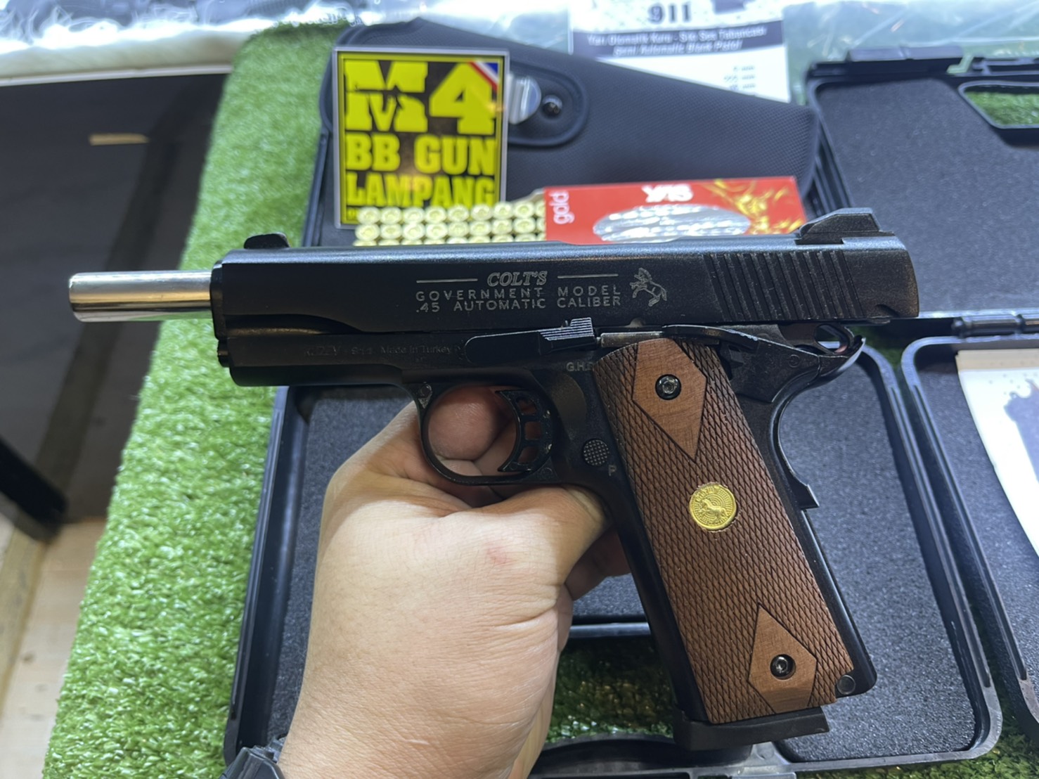 KUZEY M1911 ลาย Government ลำกล้อง 5" ดำ