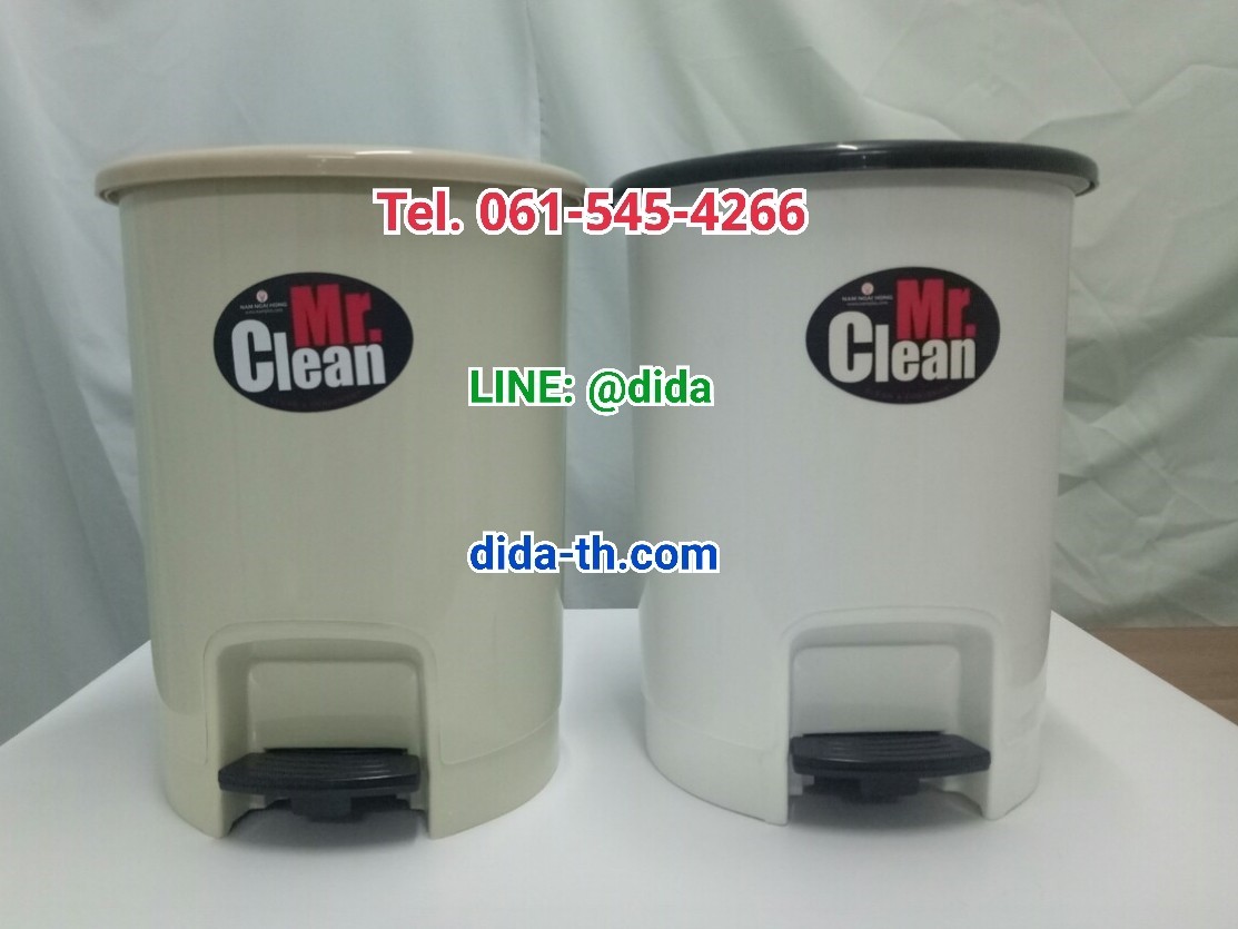 ถังขยะเท้าเหยียบ ทรงกลม 12 ลิตร