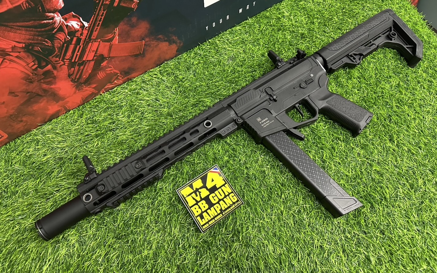 Specna Arms SA-FX02 FLEX™ HAL ETU : AR9 Custom (Black)