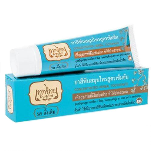 [เทพไทย] ยาสีฟันสมุนไพรสูตรเข้มข้น รสดั้งเดิม 70g.