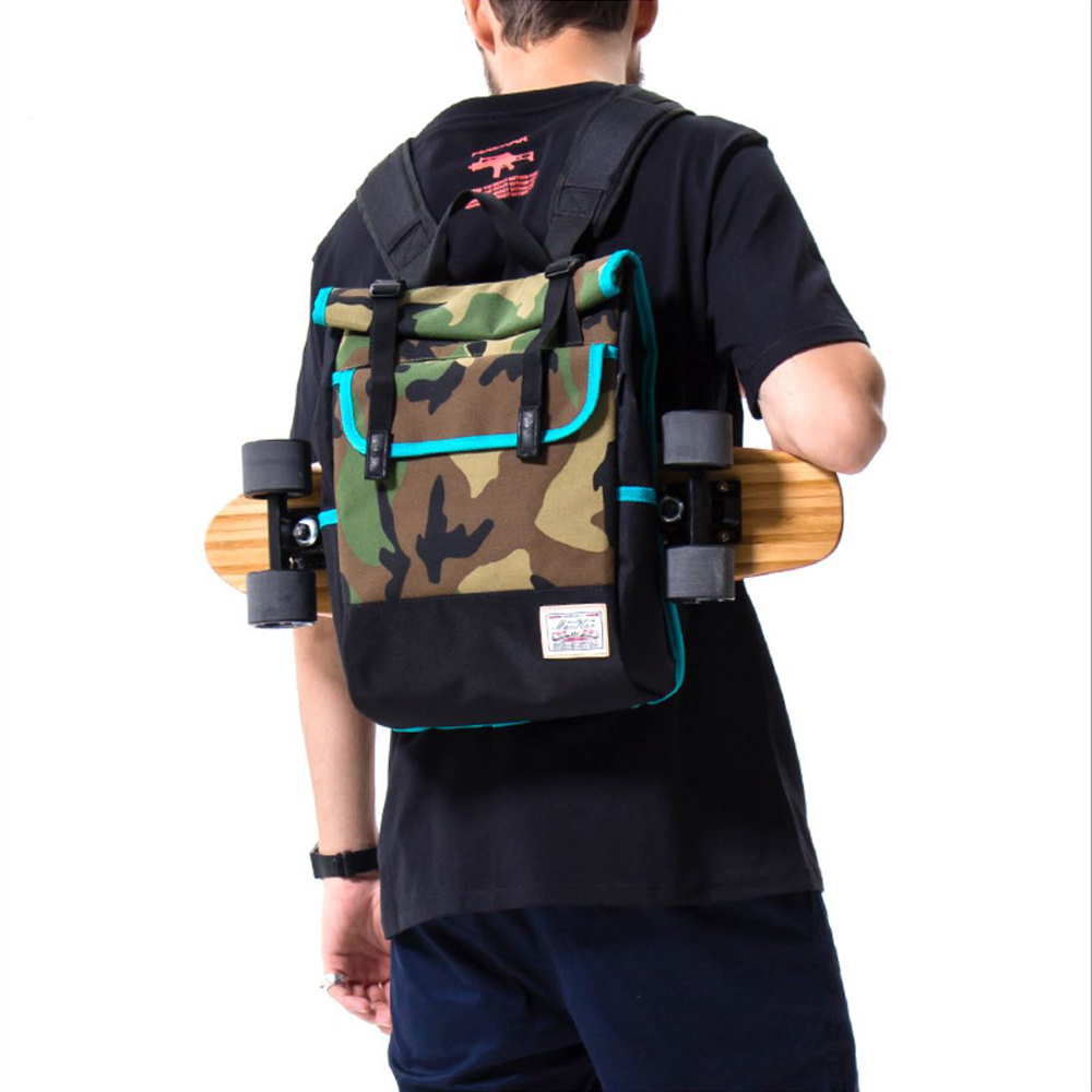 [0319] กระเป๋า สเก็ตบอร์ดไฟฟ้า สะพายหลัง บอร์ด penny กระเป๋าขนาดกลาง 24x38 cm