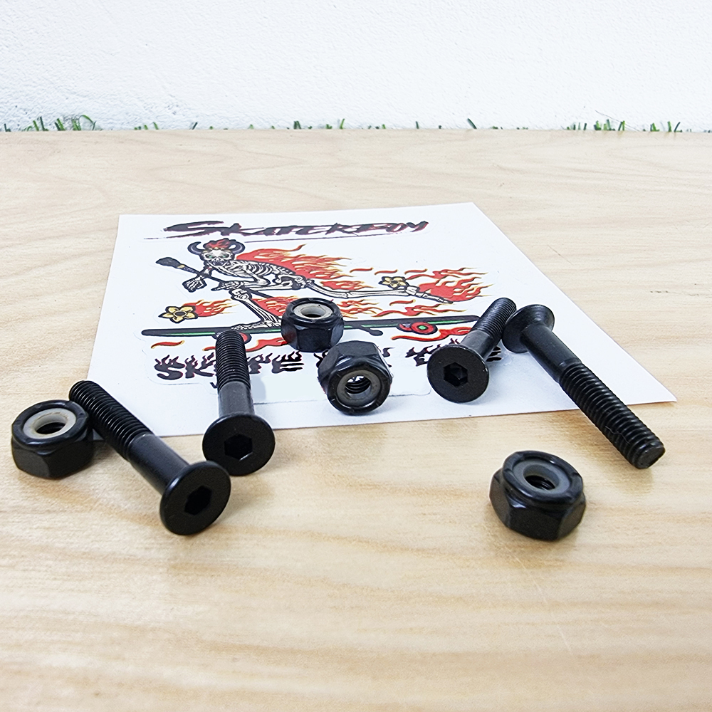 [0309] Skateboard truck mounting nut, hexagonal head, shoulder with female, size skate tool 25mm 28mm 30mm 35mm 53mm