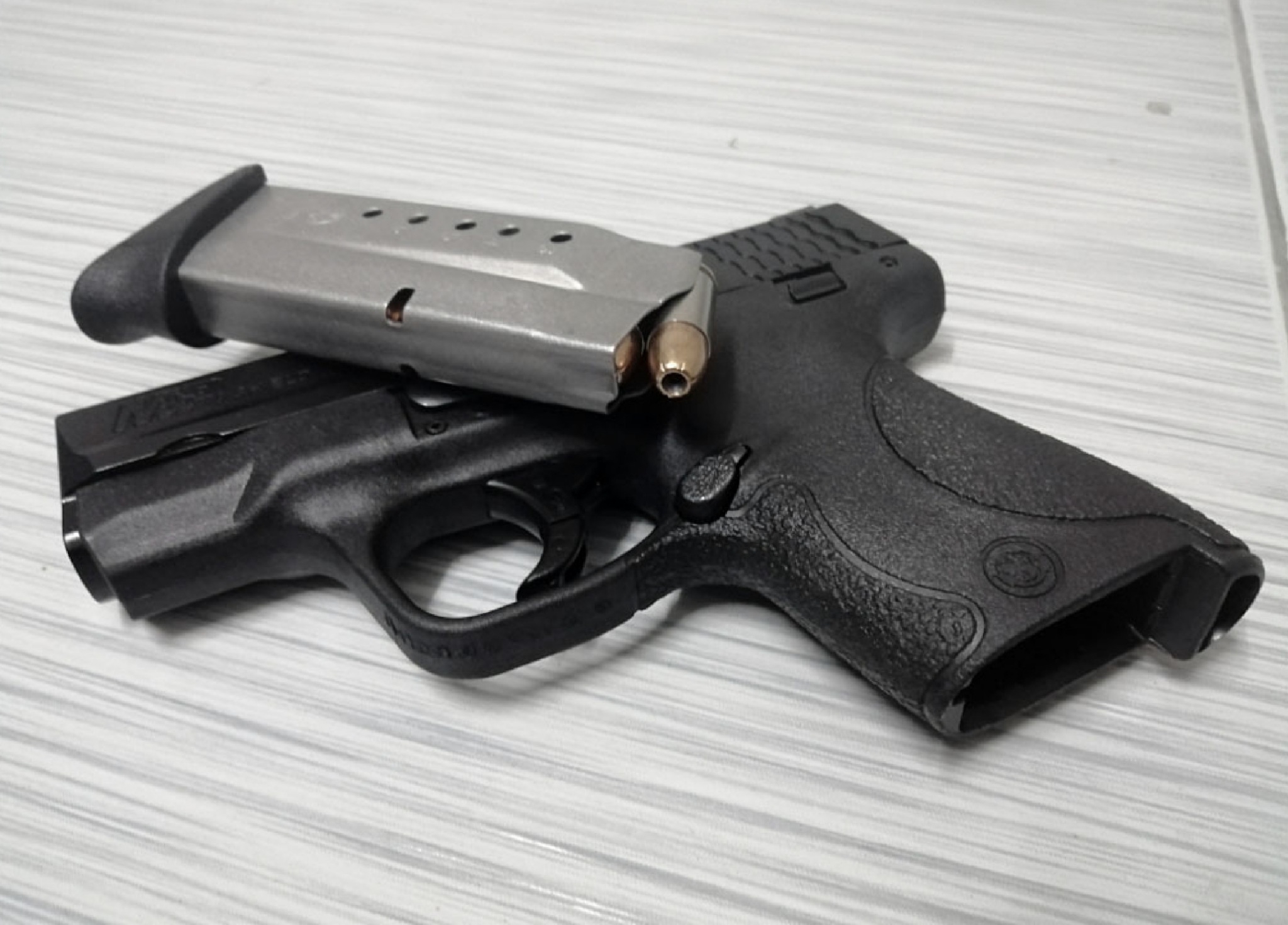 Grip ต่อแม็ก S&W M&P 9 SHIELD ( แถวเดี่ยว ) (K0090)