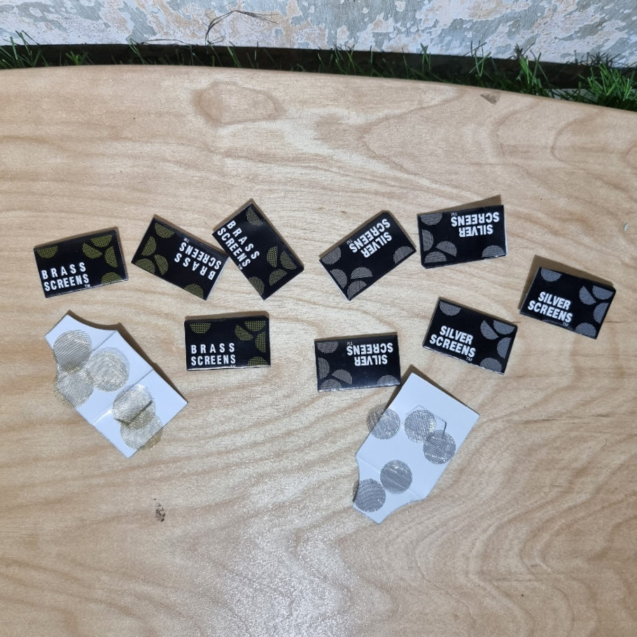 [1007] silver screen และ brass screen 16/20mm screen 5ชิ้น ต่อแพ็ค กันขี้เถ้า pipe