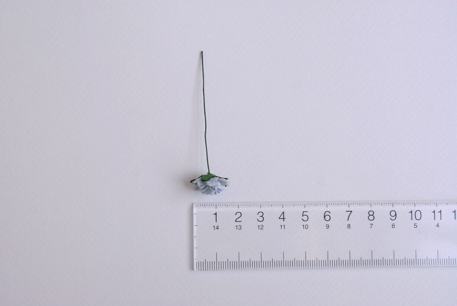 ดอกไม้ประดิษฐ์, ดอกไม้กระดาษสา, ดอก gypsophila, ดอกยิปโซ งานประดิษฐ์ตกแต่งของชำร่วย, ดอกไม้ทำพานพุ่ม,พานพวงมาลัย, พานรับไหว้, ขนาด 1.5 cm. สีฟ้าตุ่น