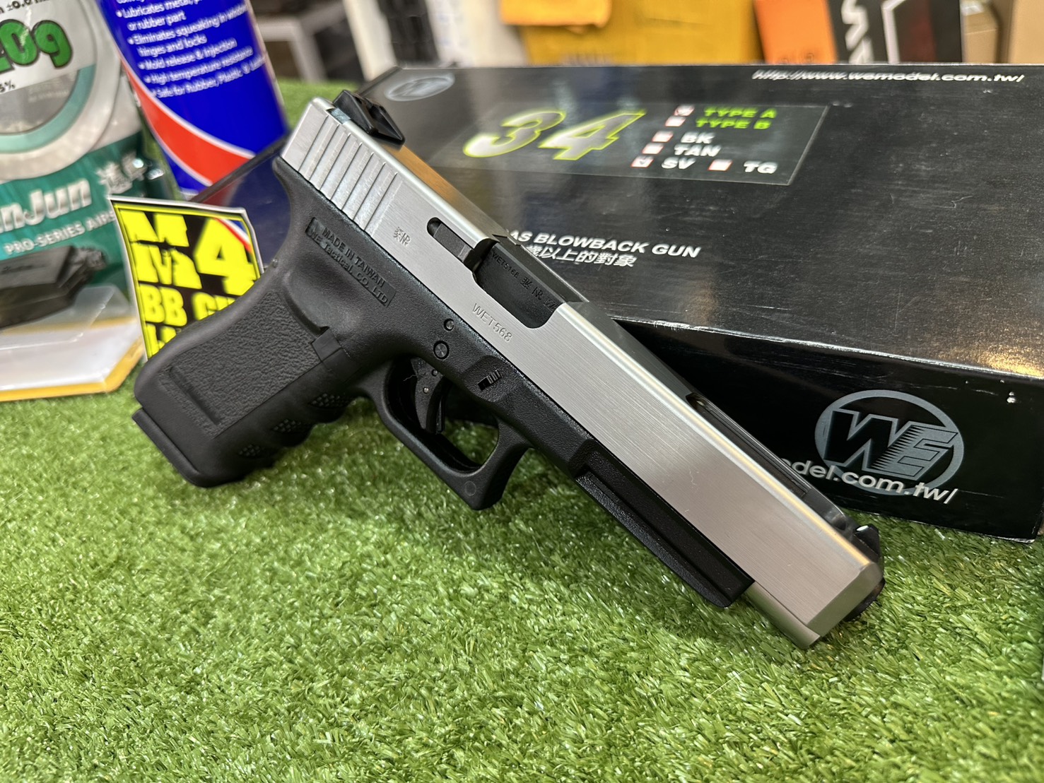 WE Glock 34 Gen 3 สีเงิน