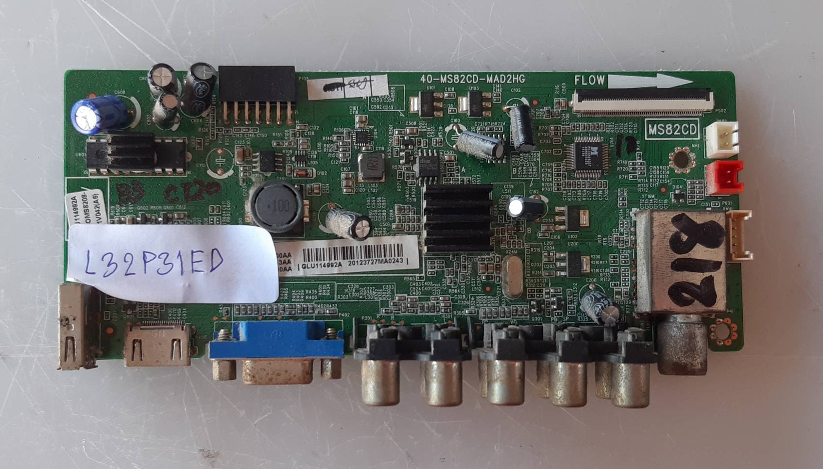 อันที่ 218 TCL L32P31ED ซีสเตร็ม 40-MS82CD-MAD2HG ดีเทสแล้ว