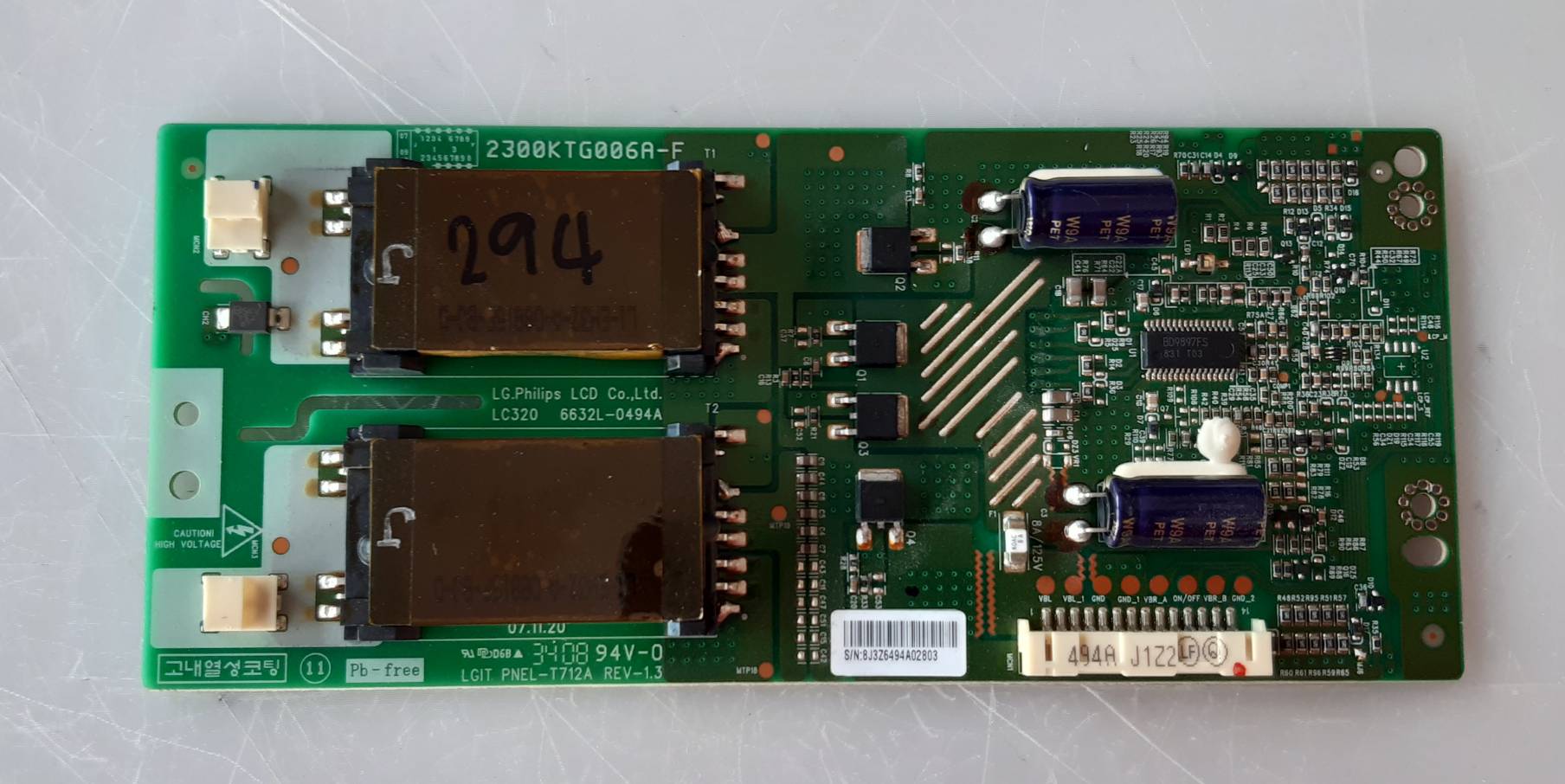 อันที่ 294 LG 32LG30R อินเวอร์เตอร์ 6632L-0494A 2300KTG006A-F ดีเทสแล้ว
