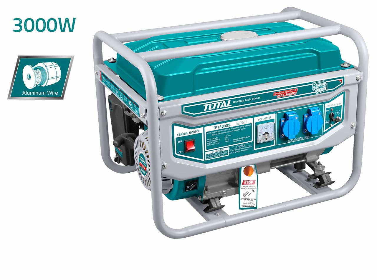 เครื่องปั่นไฟเบนซิน 3000W TOTAL รุ่น TP130005