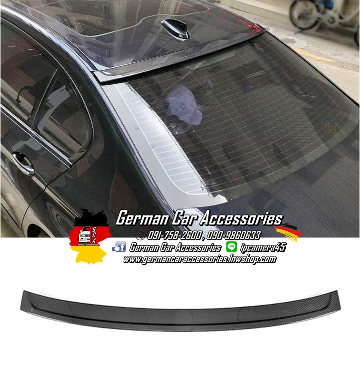 Roof Spoiler Carbon ทรง3D Design BMW G30
