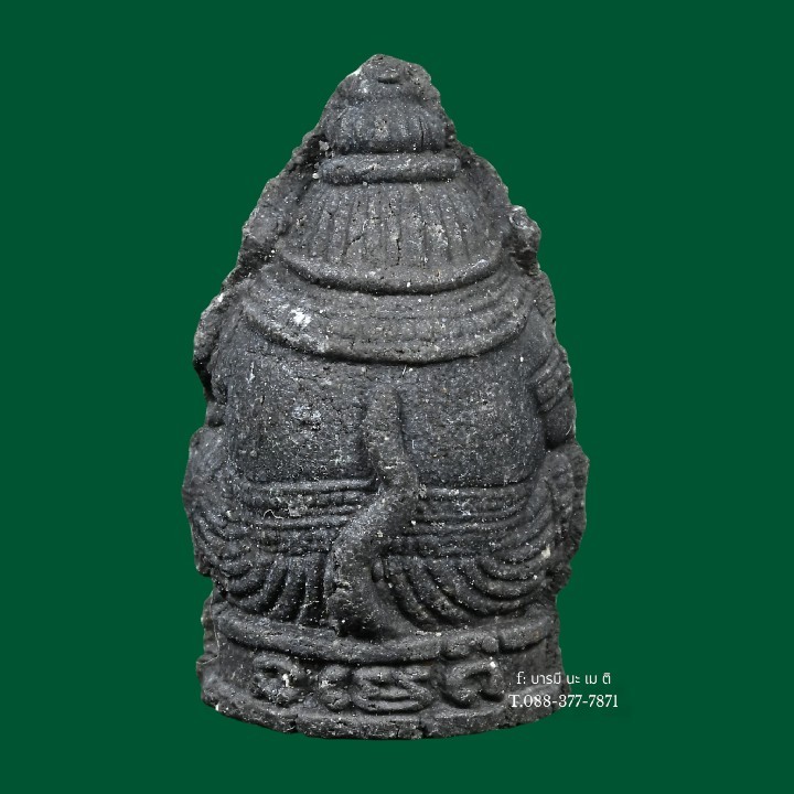 พระยาพาลี ผู้ชนะ เนื้อ : ดินปัถวีธาตุสุมไฟแกลบ (สีดำ)