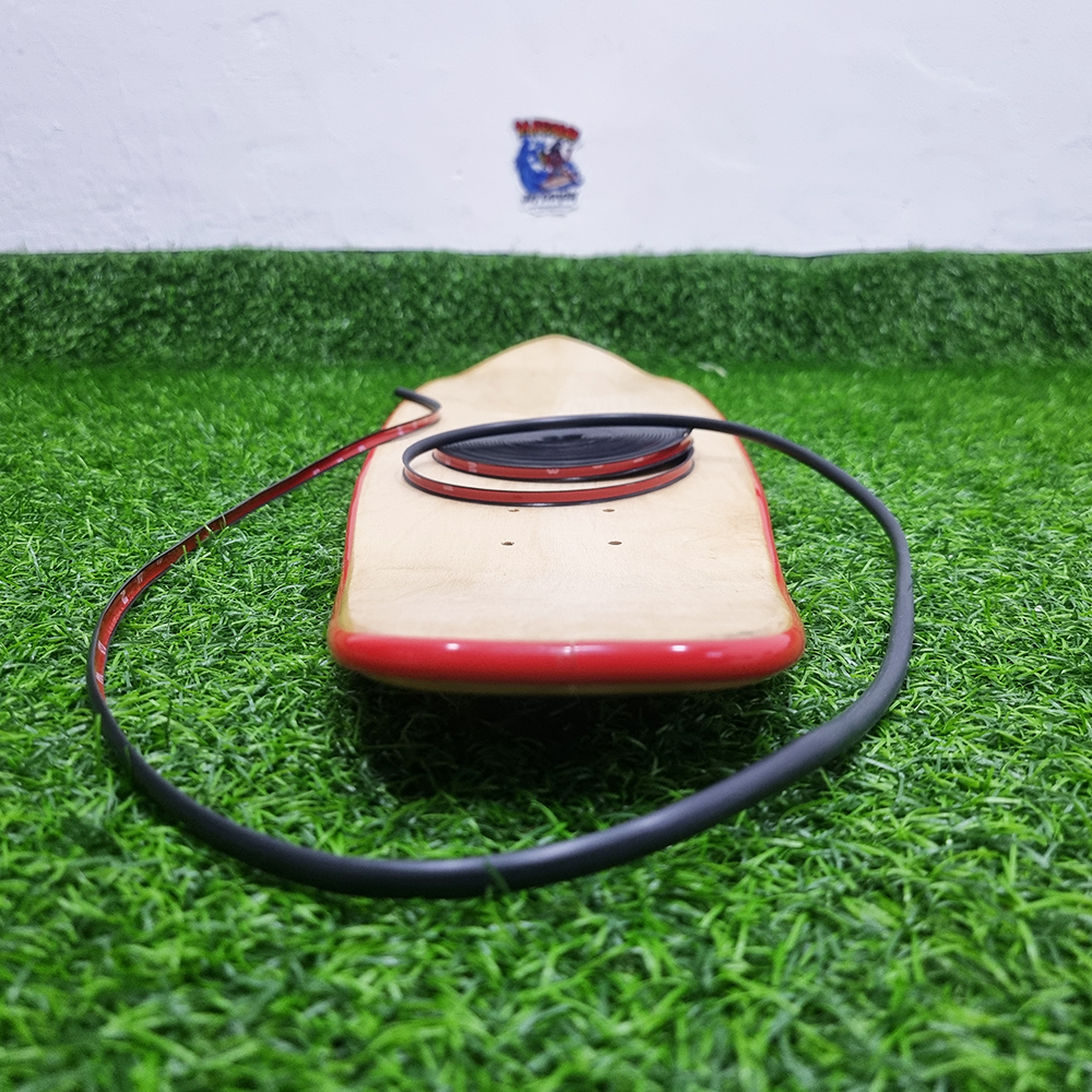 [0302] ขอบยางกันกระแทก สเก็ตบอร์ด ทุก2เมตร Free เทปใสกันน้ำ1ชิ้น Primerทำความสะอาดเพิ่มแรงยึด2ชิ้น