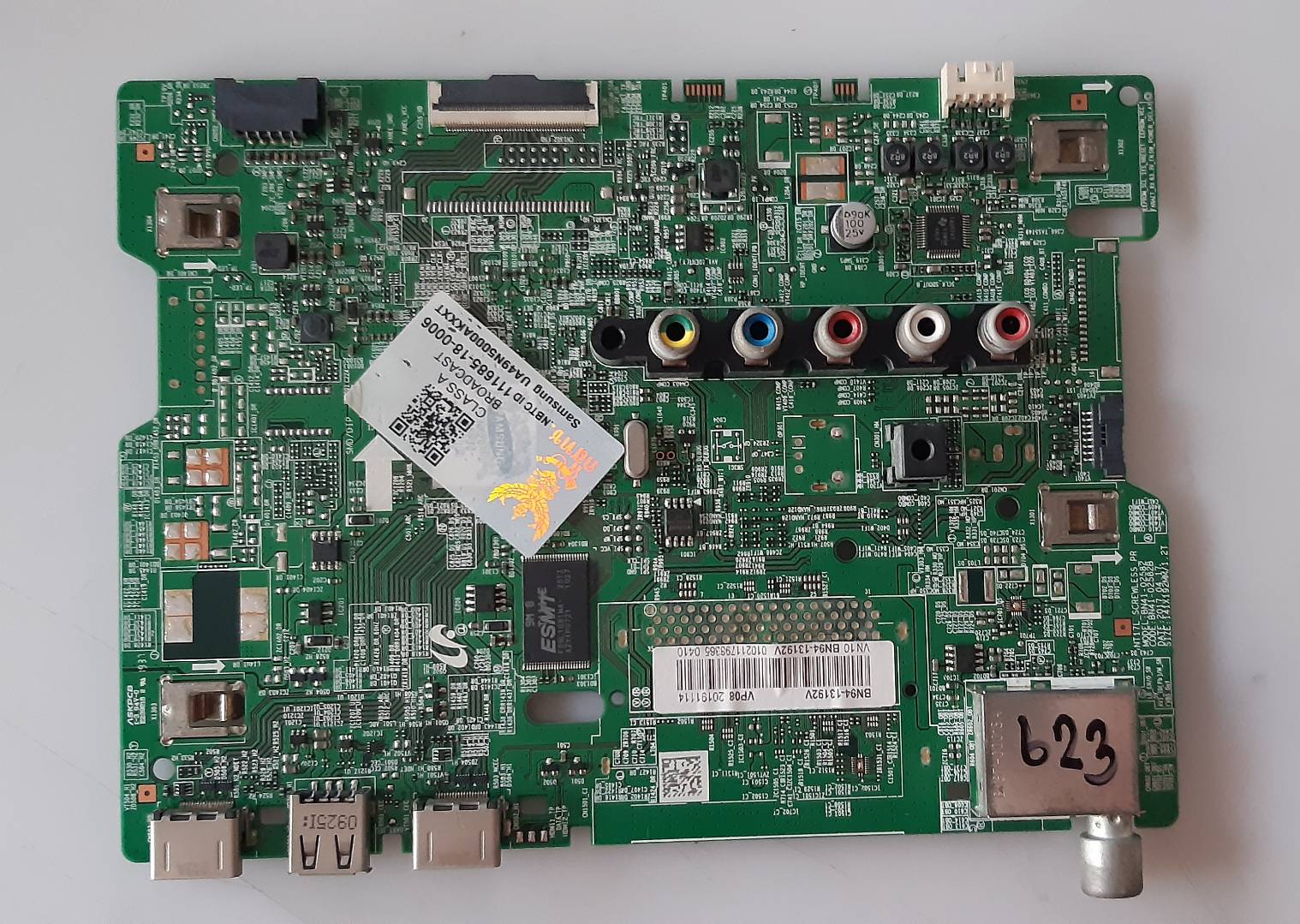 อันที่ 623 Samsung UA49N5000AK ซีสเตร็ม BN41-02582B ดีเทสแล้ว