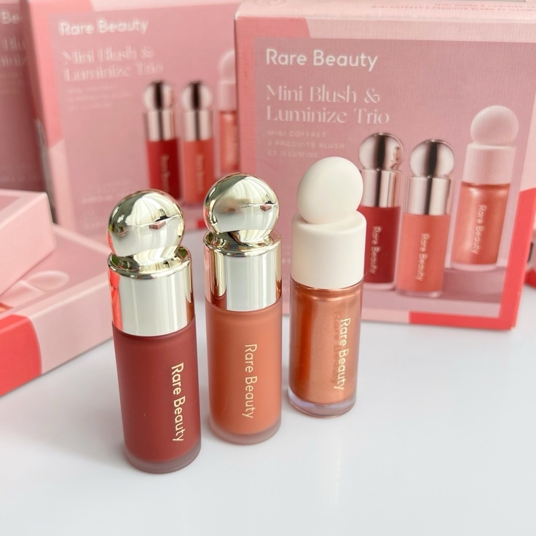 เซ็ทบลัชออน Rare Beauty Mini Blush and Luminize Trio