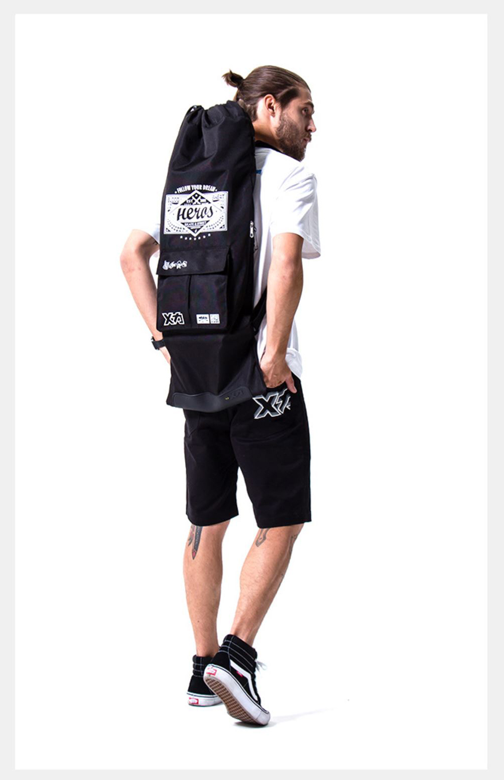 [0319] กระเป๋า สเก็ตบอร์ด สะพายหลัง สำหรับรุ่น Oldschool ขนาด 85x33 cm