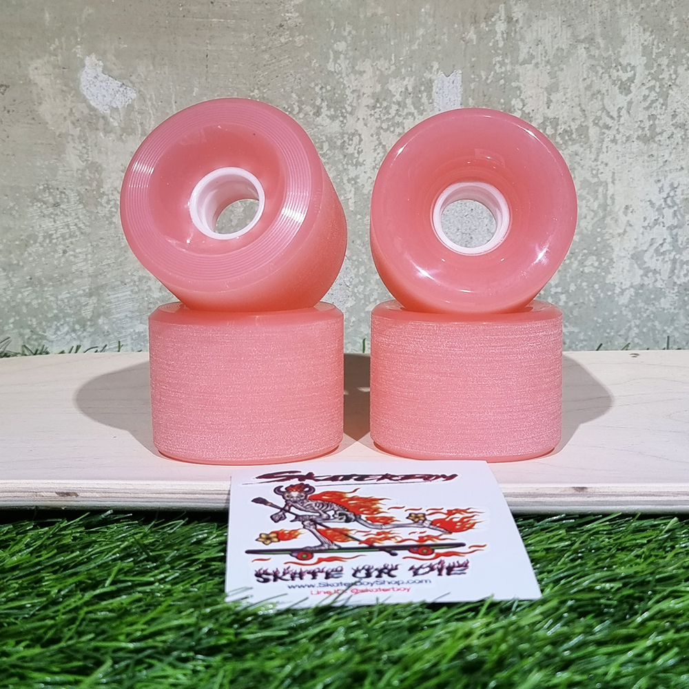 [0317] ล้อสเก็ตบอร์ด surf skate 70x45mm 80A เปิดหน้า สีพาสเทลขุ่น