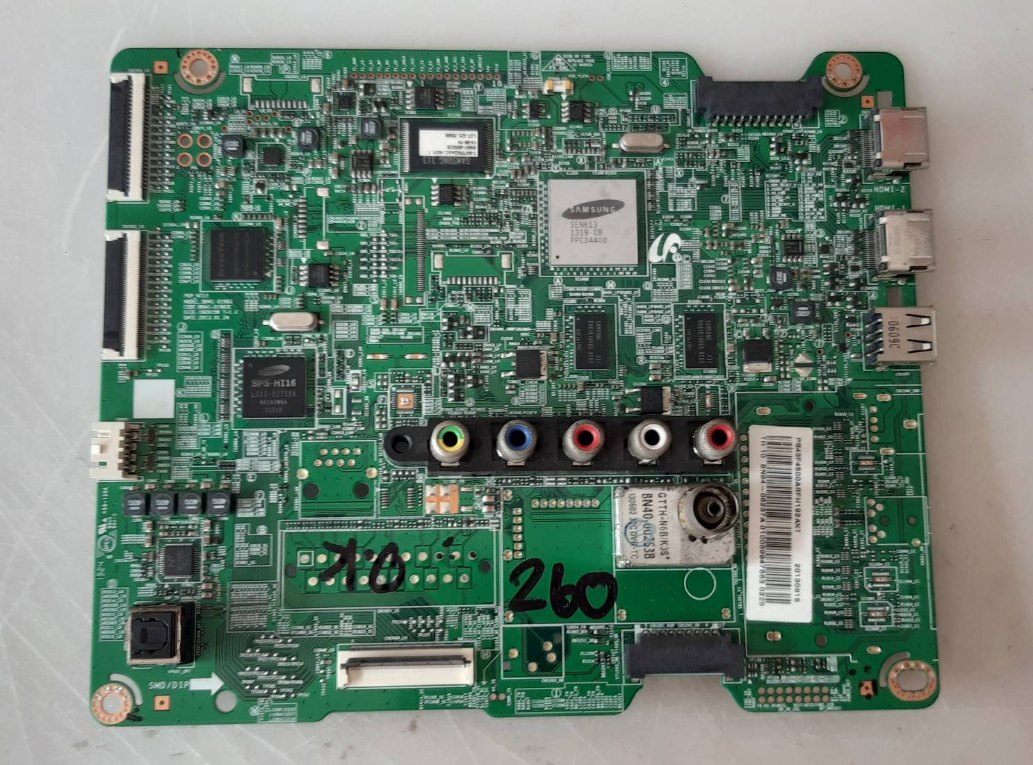อันที่ 260 Samsung PS43F4500AR ซีสเตร็ม BN41-01963B BN94-06237A ดีเทสแล้ว