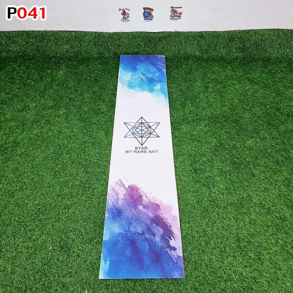 0303 สติ๊กเกอร์ กระดาษทราย 120x26 cm สำหรับ สเก็ตบอร์ด เซิร์ฟสเก็ต ลองบอร์ด Graphic Grip Tape skateboard longboard surf skate