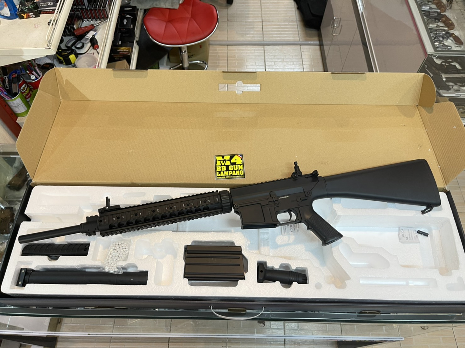 A&K SR25 ASSAULT RIFLE SERIES SR25 สีดำ