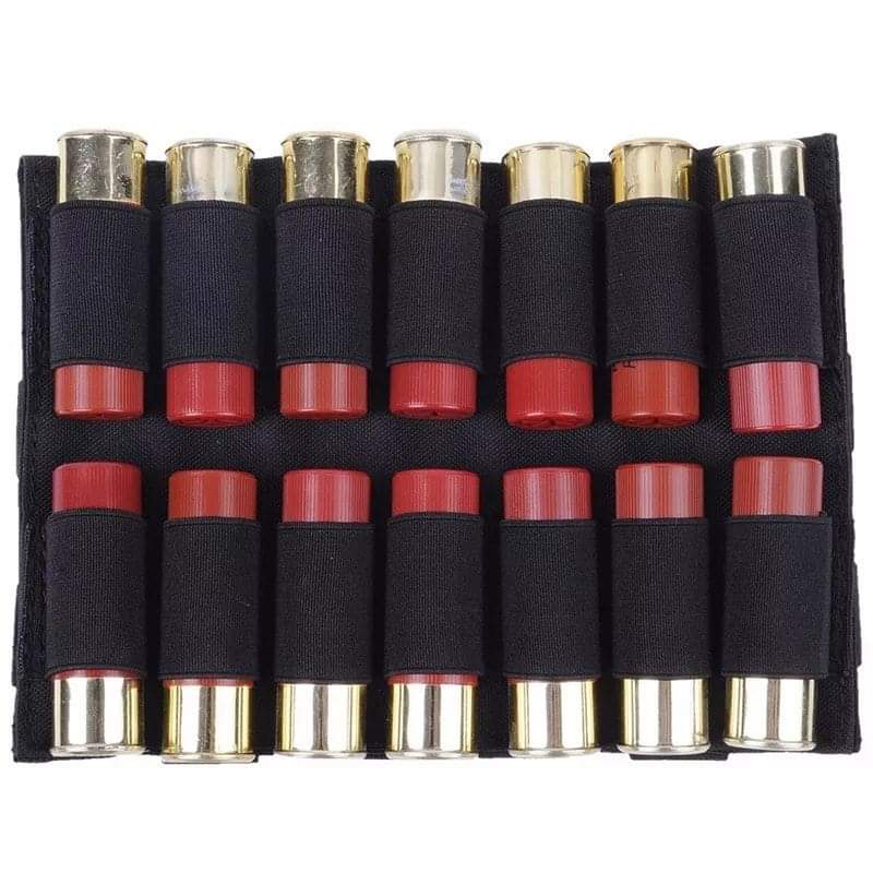 แผงกระสุนลูกซอง Molle บรรจุ 14 นัด (K0160)