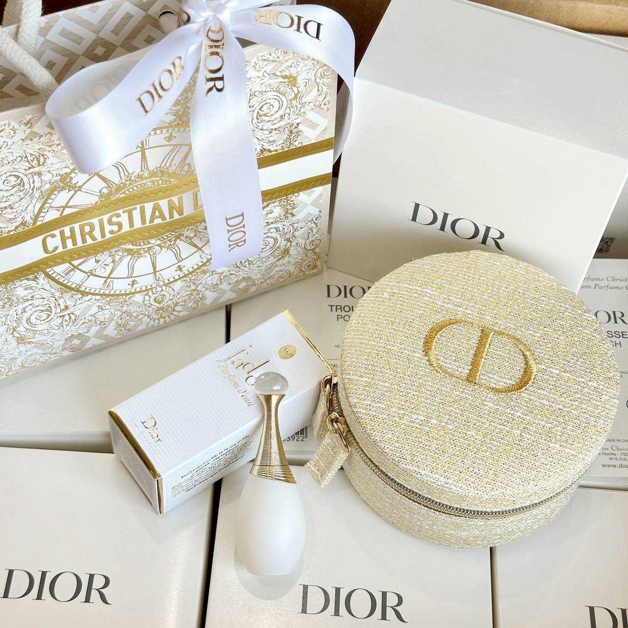 Dior Jadore Parfum D'eau and Jewelry Vanity Bag Mini Set