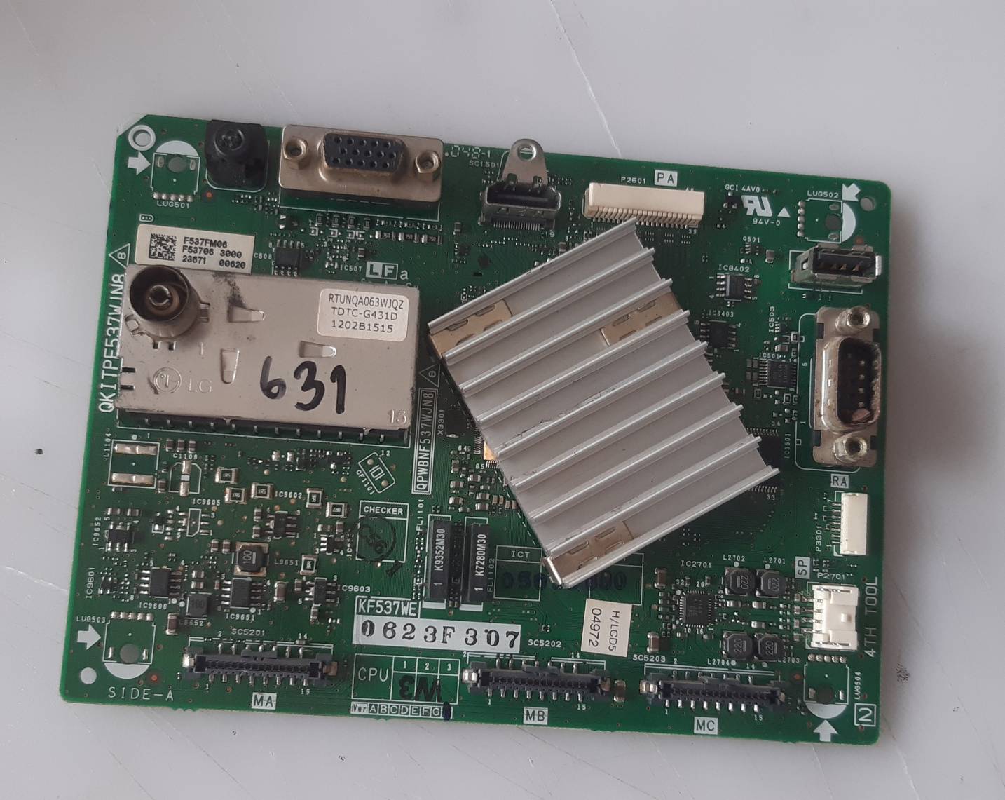 อันที่ 631 SHARP LC-32M300M ซีสเตร็ม QPWBNF537WJN8 ดีเทสแล้ว