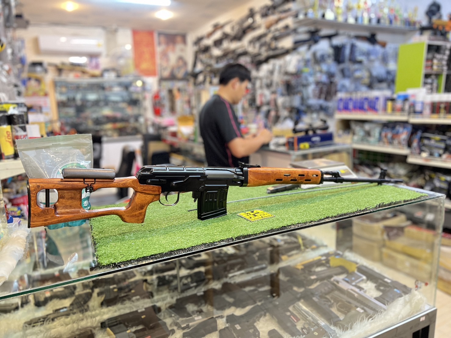 A&K รุ่น (SVD-MW-E)ระบบไฟฟ้า บอดี้โลหะ ไม้แท้ SVD Dragunova