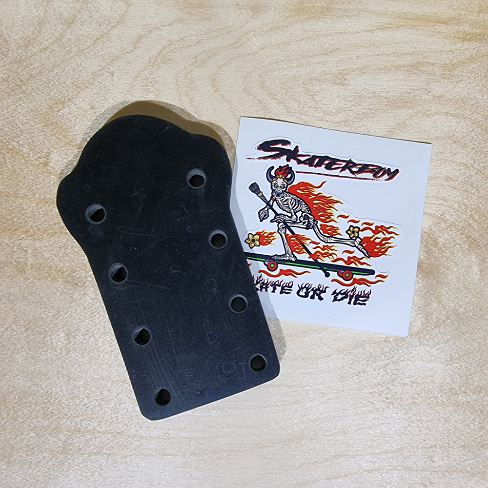 [0310] แผ่นยางรองทรัค PU ทรัคเซิฟสเก็ต YOW S4 S5 Meraki 6mm 3mm หน้า หลัง พร้อมชุดน็อต