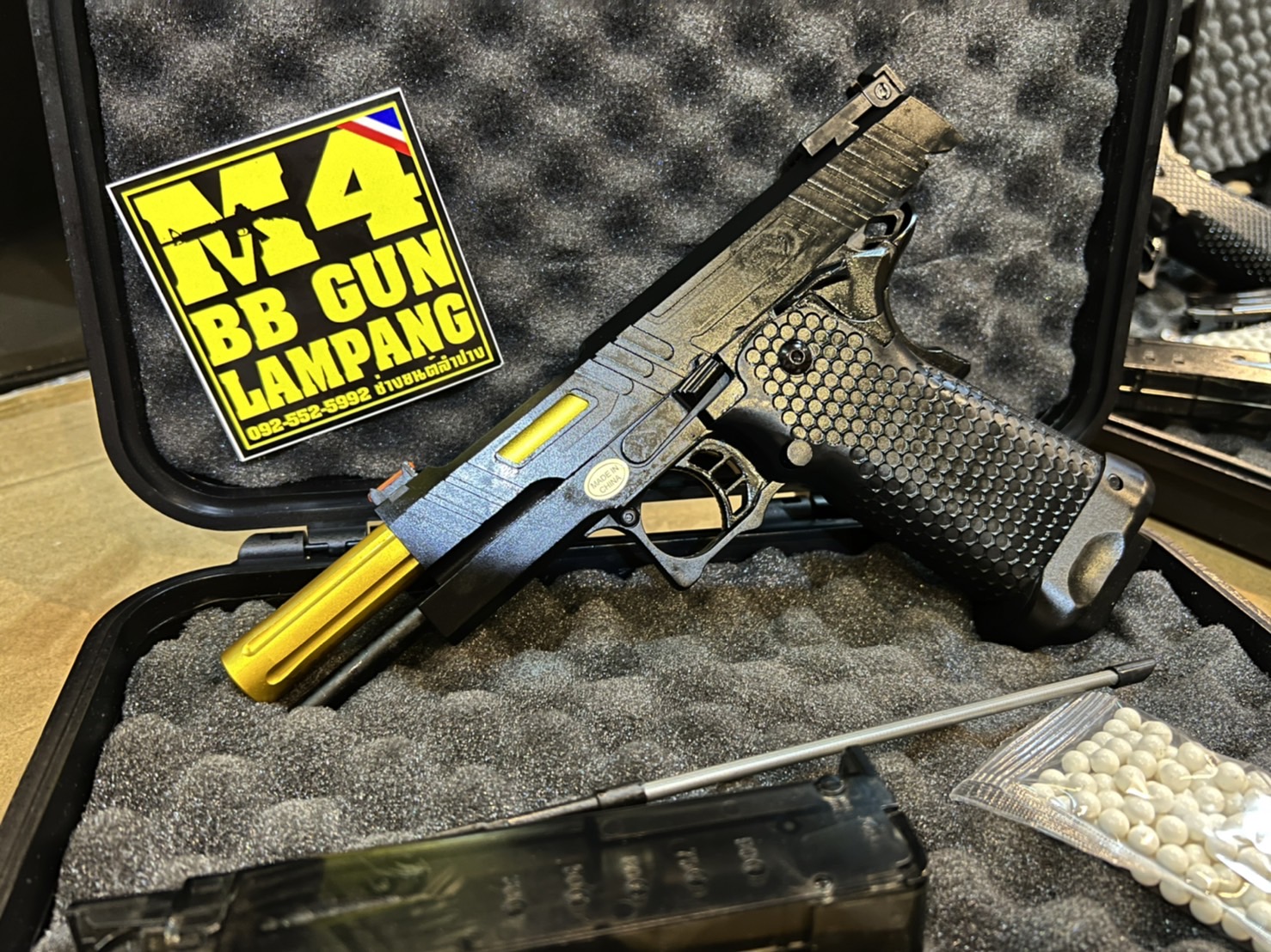 Golden Eagle GE3336 - Hi-Capa 5.1 AQUA ท่อทอง