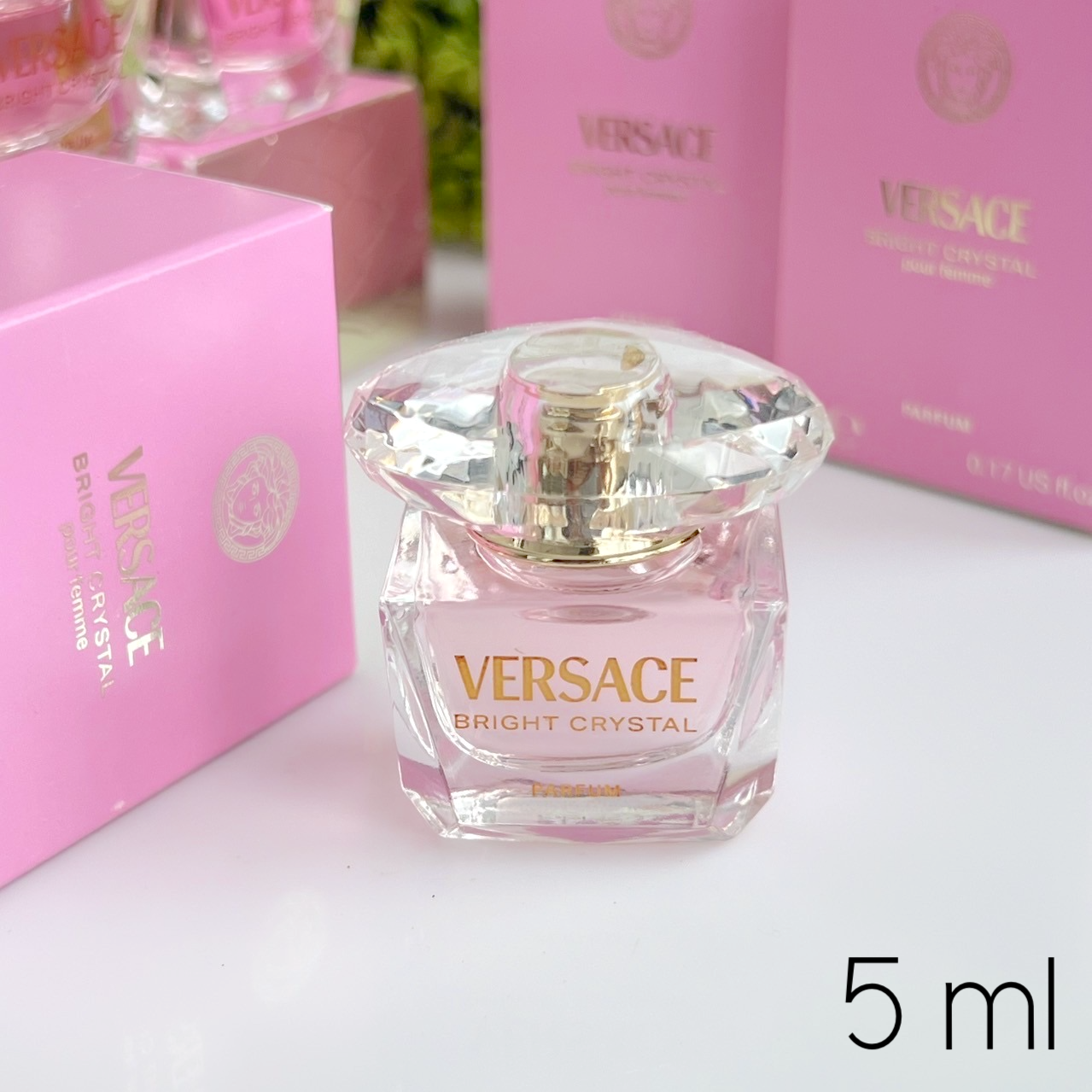 New !! Versace Bright Crystal Parfum ขนาดทดลอง 5 ml หัวแต้ม