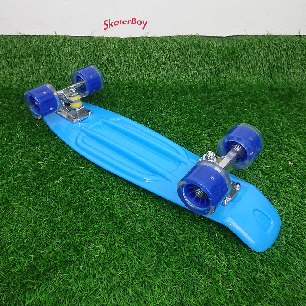 0202 Kid Skateboard ทรงเพนนี ล้อมีไฟ เลือกได้8สี น้ำหนักไม่เกิน 100kg