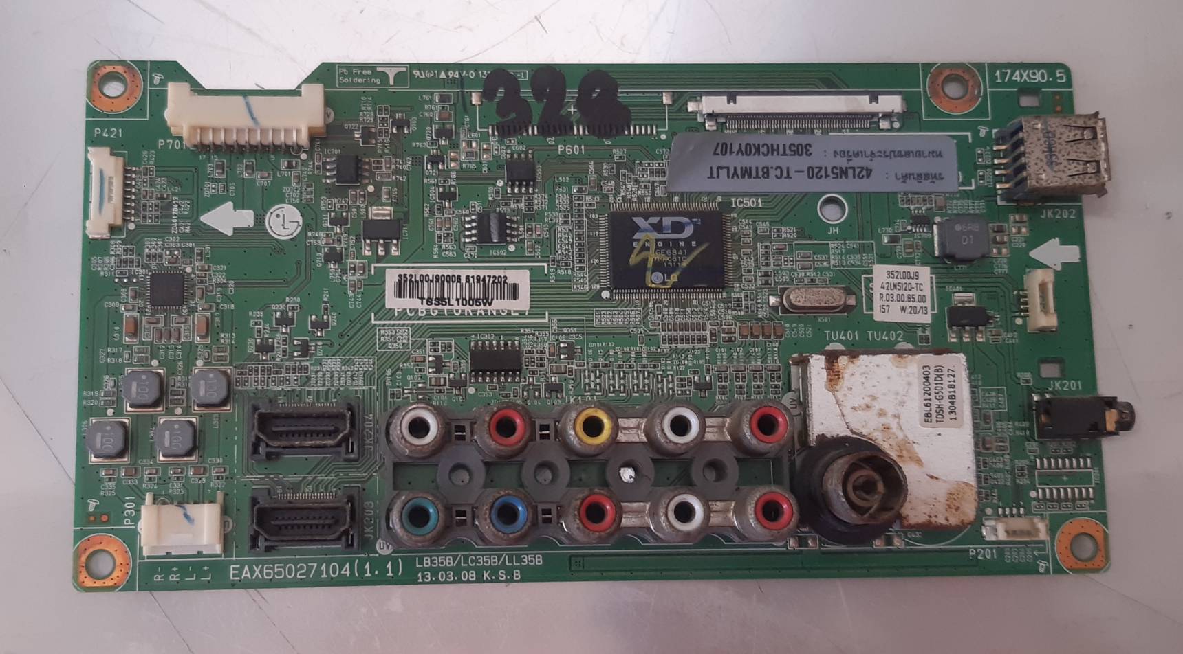 อันที่ 328 LG 42LN5120 ซีสเตร็ม EAX65027104 51PIN ดีเทสแล้ว