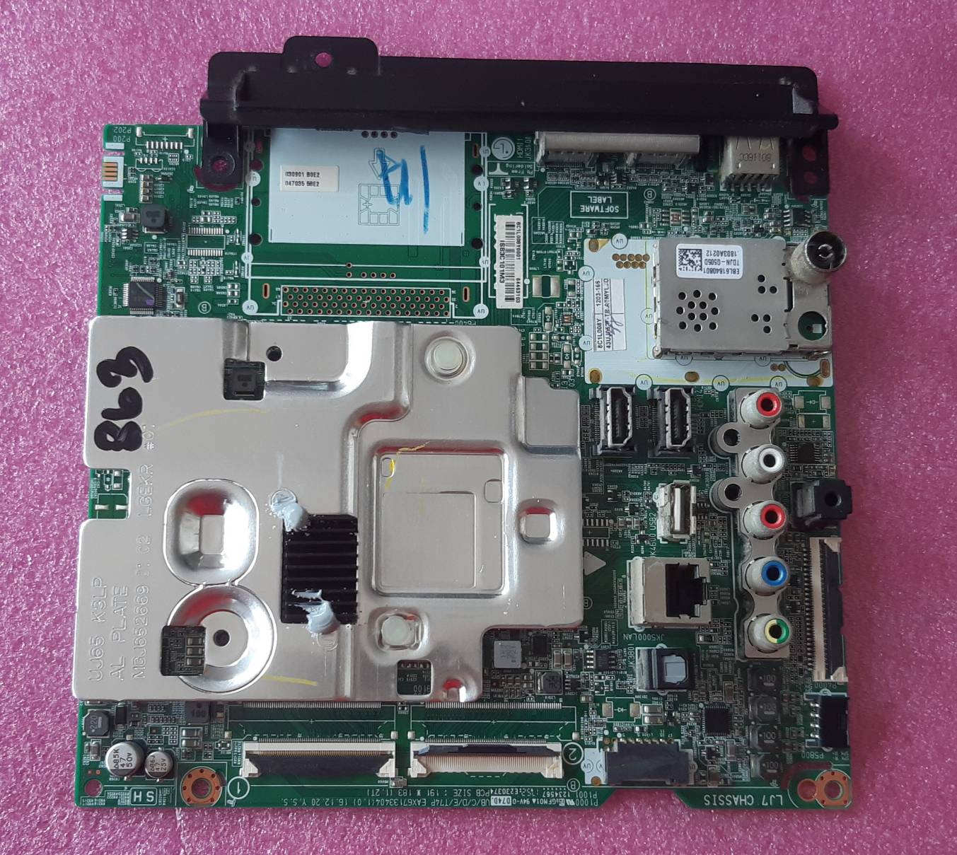 อันที่ 863 LG 43UJ652T ซีสเตร็ม EAX67133404 ดีเทสแล้ว