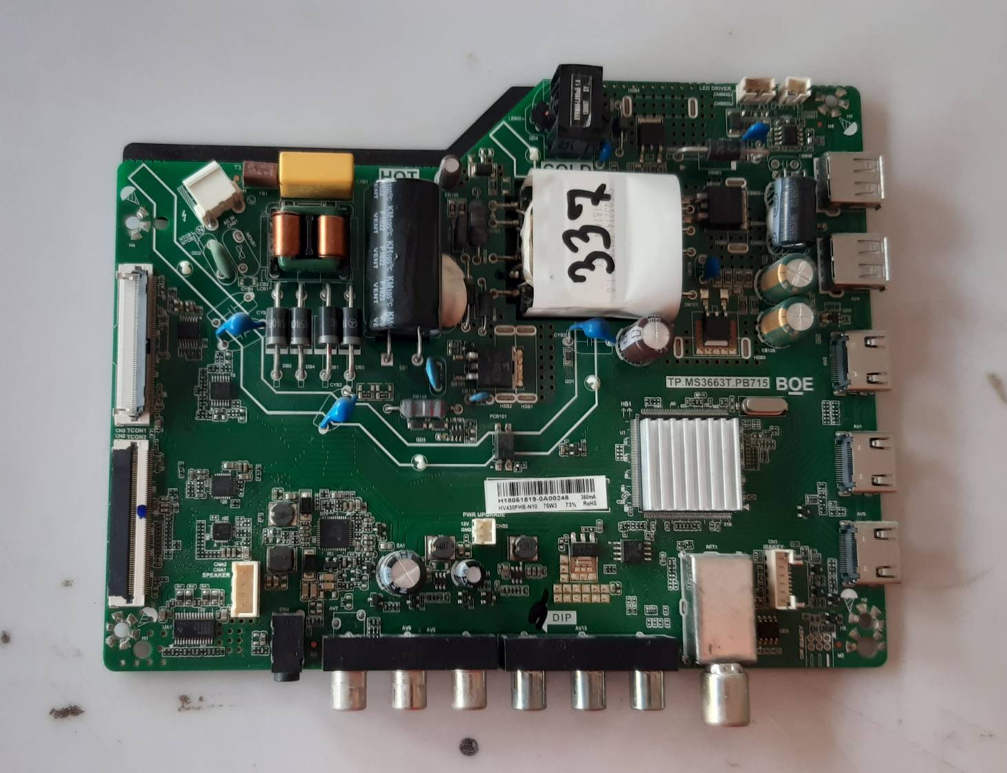 อันที่ 337 ACONATIC AN-LT4301 ซีสเตร็ม TP.MS3663T.PB715 ดีเทสแล้ว