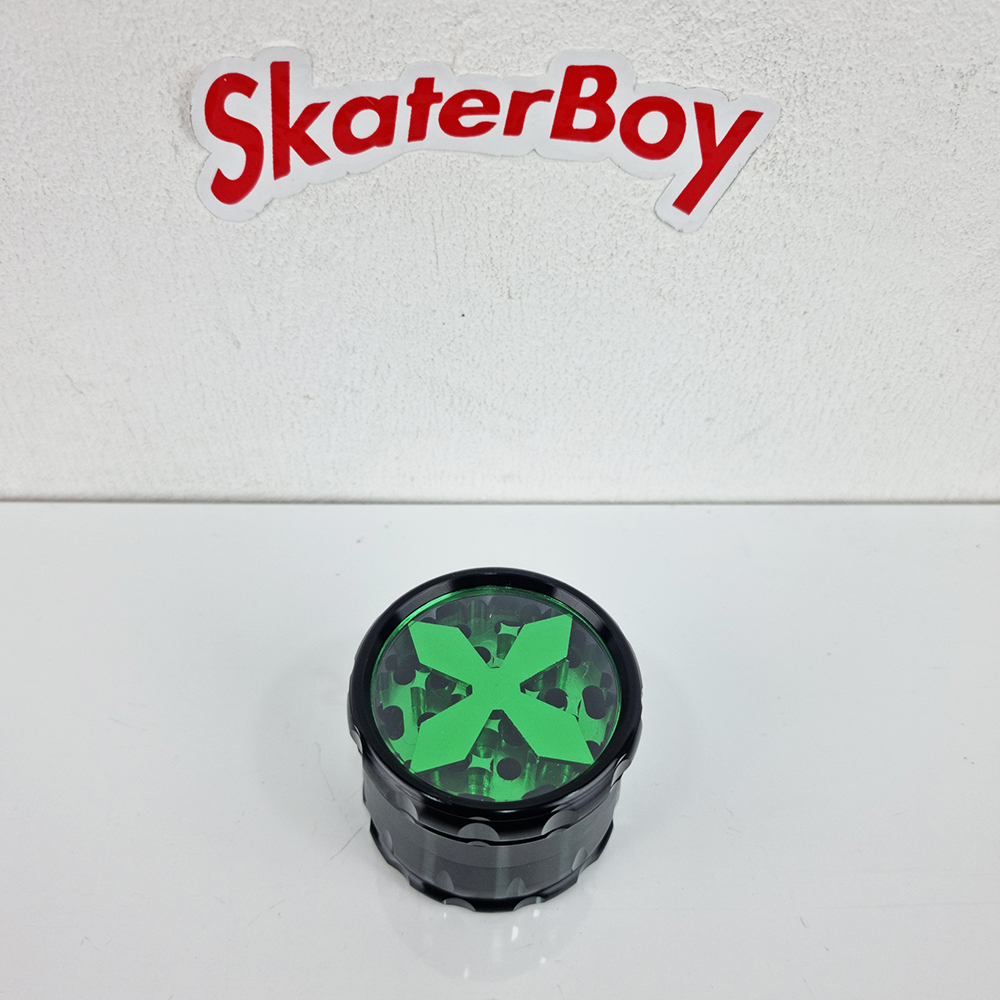 [1002] Aluminum Grinder จอใสเห็นชัด ขนาด 63mm 4ชั้น ที่บดสมุนไพร เครื่องบดสมุนไพร บดกาแฟ ไกเดอร์บด