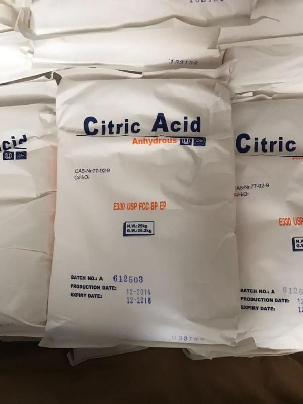 Citric Acid (Monohydrate) กรดซิตริก (โมโนไฮเดรท)