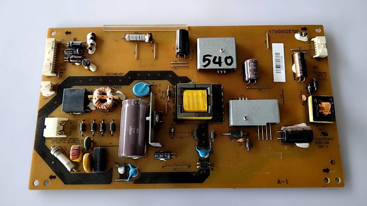 อันที่ 540 TOSHIBA 32P1400VT ซัฟฟลาย V71A00028700 ดีเทสแล้ว