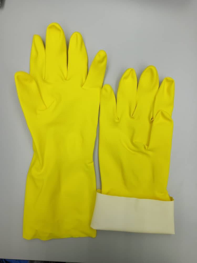 [ยกโหล 12 คู่] HDBY ถุงมือเฮฟวีดิวตี้ไนไตร ยาว 13 นิ้ว หนา 14 มิล ฝ่ามือหยาบแบบรังผึ้ง แบรนด์ ดูราเซฟ