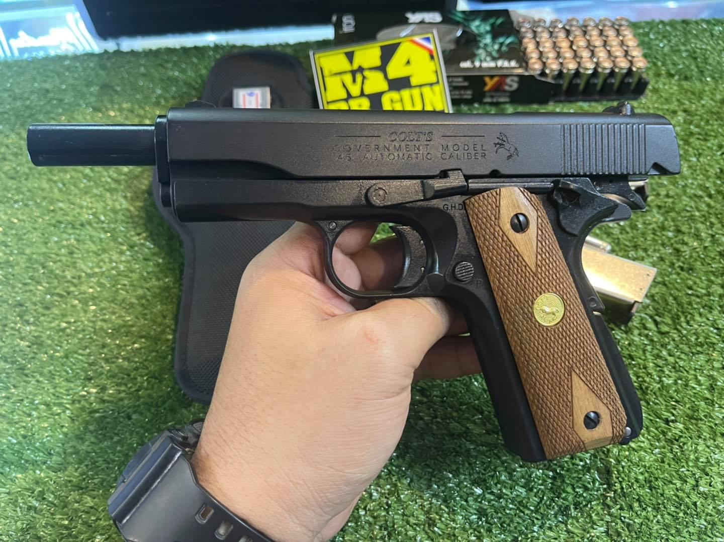 AKSA COLT 1911 ลาย Government สีดำ