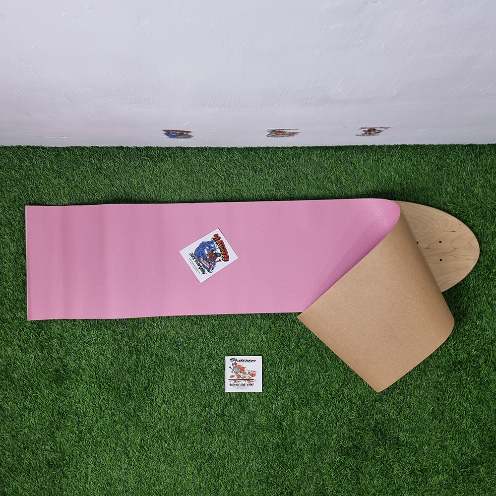 0303 สติ๊กเกอร์ กระดาษทราย สเก็ตบอร์ด กว้าง 26cm grip tape surf skate longboard cruiser