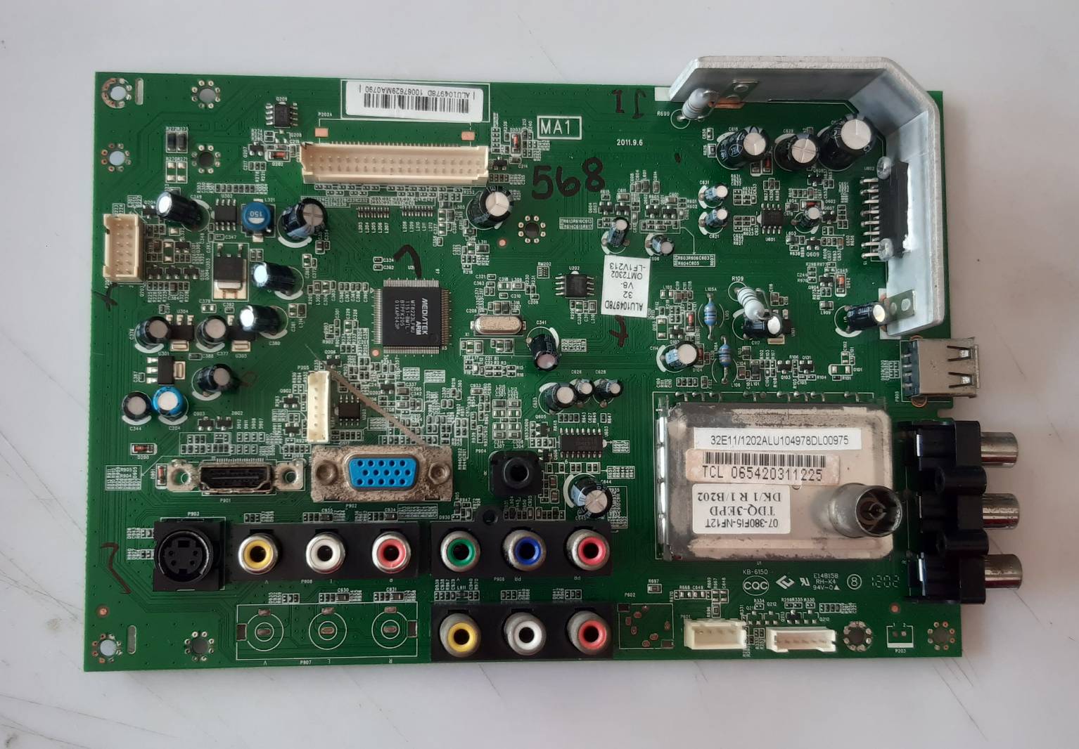 อันที่ 568 TCL L32E11 ซีสเตร็ม MA1 40-MT8223-MAH2XG ดีเทสแล้ว